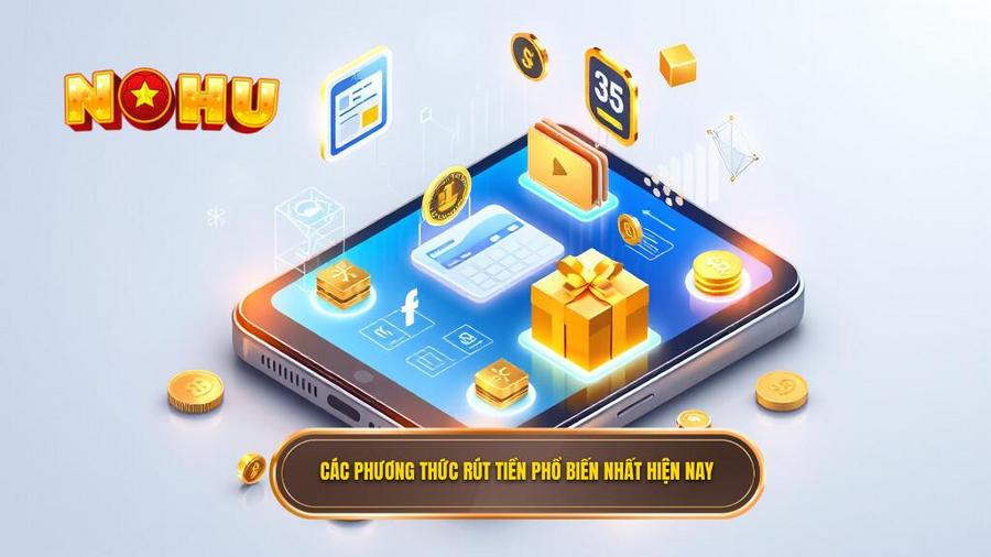 2. Các phương thức rút tiền phổ biến nhất hiện nay