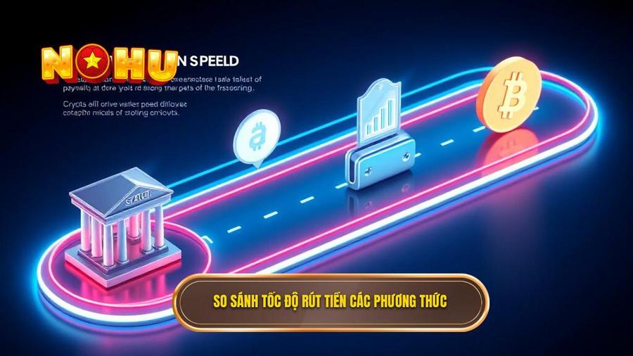 So sánh tốc độ rút tiền các phương thức