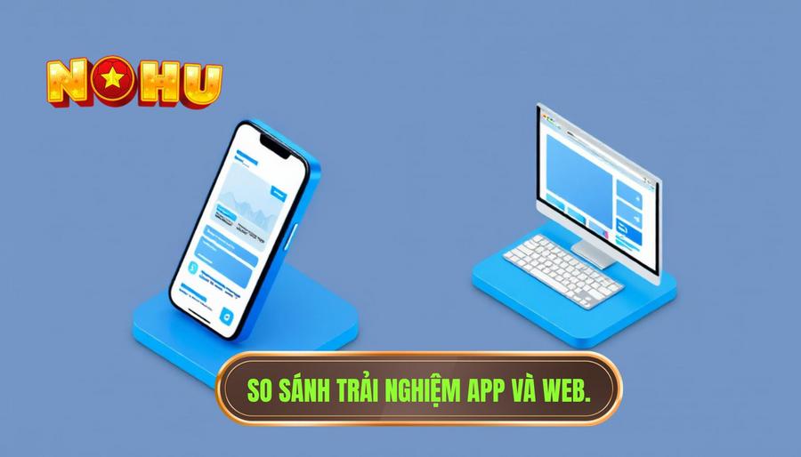 Bảng so sánh trải nghiệm trên App và Trình duyệt web